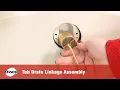 Tub Drain Linkage Assembly