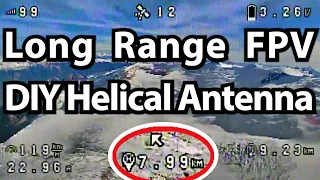 DIY Helical Antenna For Long Range FPV - CHEAP EASY