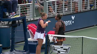 HEATED INTERACTION between Taylor Townsend Jelena Ostapenko after 2nd Round match 2025 US Open
