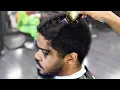 MY BROTHER LOOKIN ROUGH HAIRCUT TUTORIAL LOW DROP FADE BEARD TRIM HOT TOWEL
