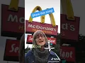Lagu Miss Karen sings a vegan song in front of McDonald’s