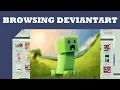 Browsing Deviantart Minecraft Fan Art