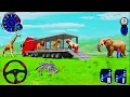 Animal Transport Truck Driving Simulator - Wild Animals Transporter Trailer 3D