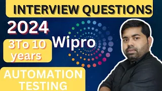 Wipro Interview Questions For Automation Test Engineer Java Selenium API