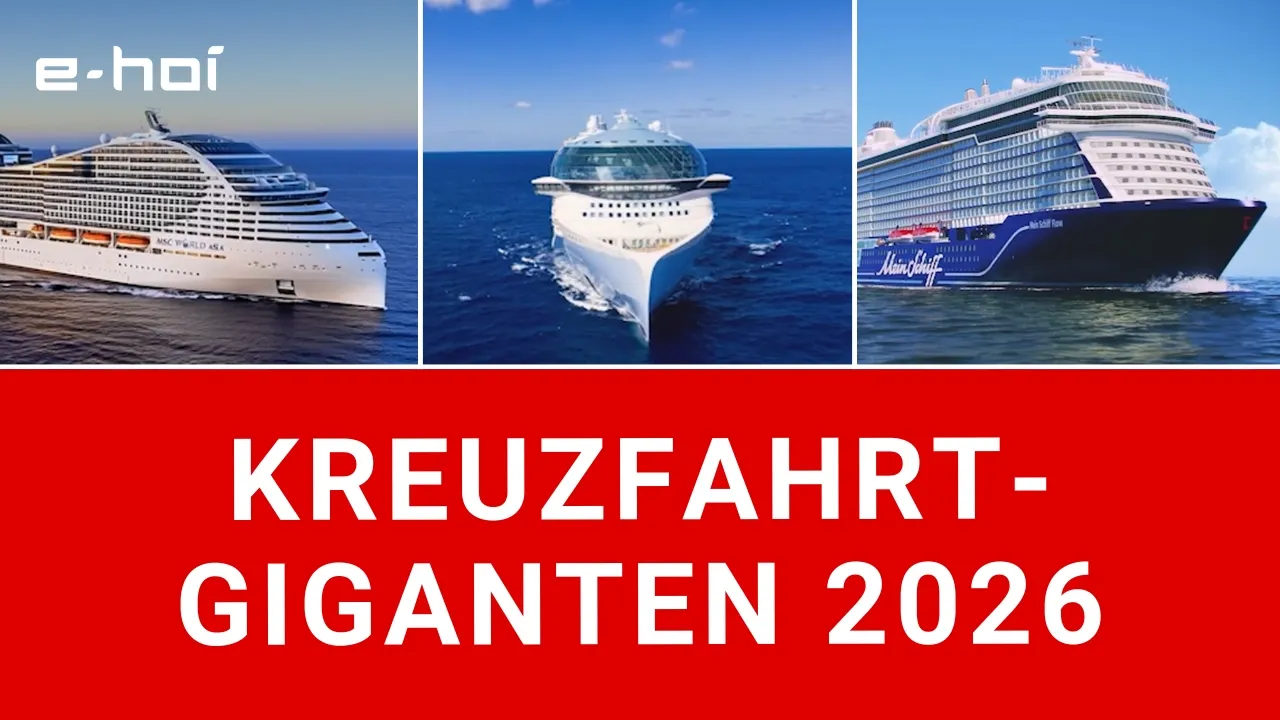 e-hoi Kreuzfahrten — e-hoi: New Cruise Ships for 2026 (YouTube video ad)