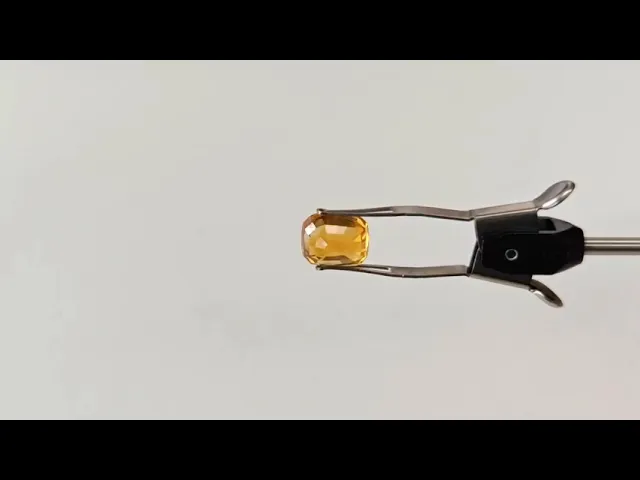 Octagon Yellow Sapphire 7.30 ct.