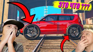 Поставили ОГРОМНЫЕ Колеса на KIA Soul и Разбили в GTA 5