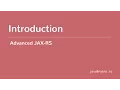 Advanced JAX-RS 01 - Introduction