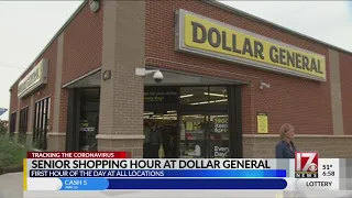 Dollar General stores to dedicate first hour after opening to senior shoppers