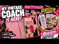 My Vintage Coach Planner Is HERE Unboxing DIY Dividers Surprise Hello Kitty Happy Mail