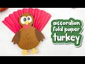 Accordion Turkey Craft For Kids