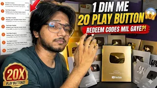 20 Play Button Ek Din Me!