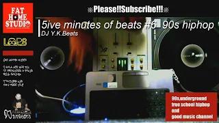  dj 5ive minutes of beats 6 dj y k beats 90s hiphop