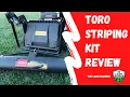 TORO STRIPING KIT REVIEW How to stripe your lawn