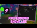 Vesteria Script Paragon Auto Mine Auto Fish Professions Showcase