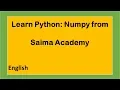 Python What is Numpy and it s value English