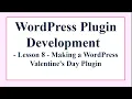 2 8 Making a WordPress Valentine s Day Plugin - Add the jQuery for our WordPress Widget