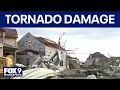 Wisconsin tornado path of wreckage