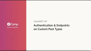 Authentication Endpoints on Custom Post Types