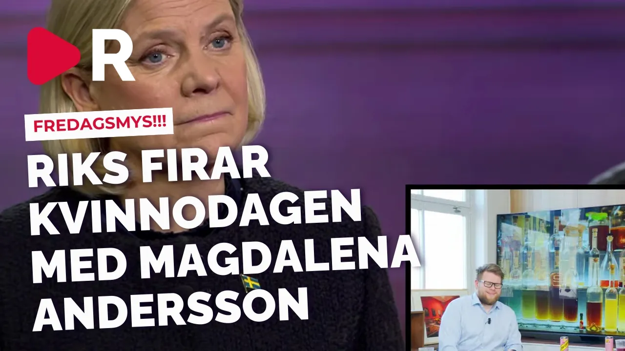 Fredagsmys: Riks firar kvinnodagen med Magdalena Andersson 2026-03-06 17:34
