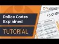 Police Codes Explained Tutorial