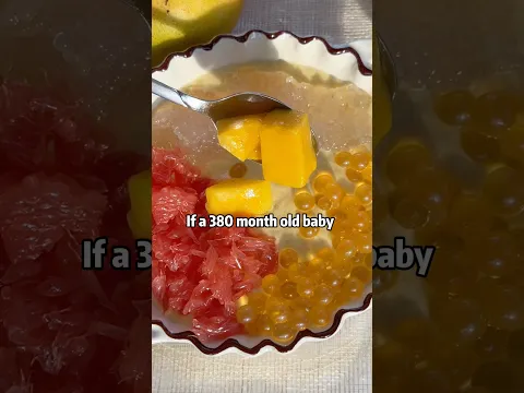Will you eat this mango sago?🥭
