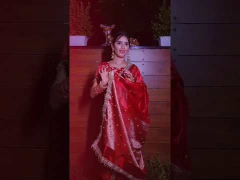 My love for saree is not new and this one was living rent free in my mind🥰❤️ #neetubisht