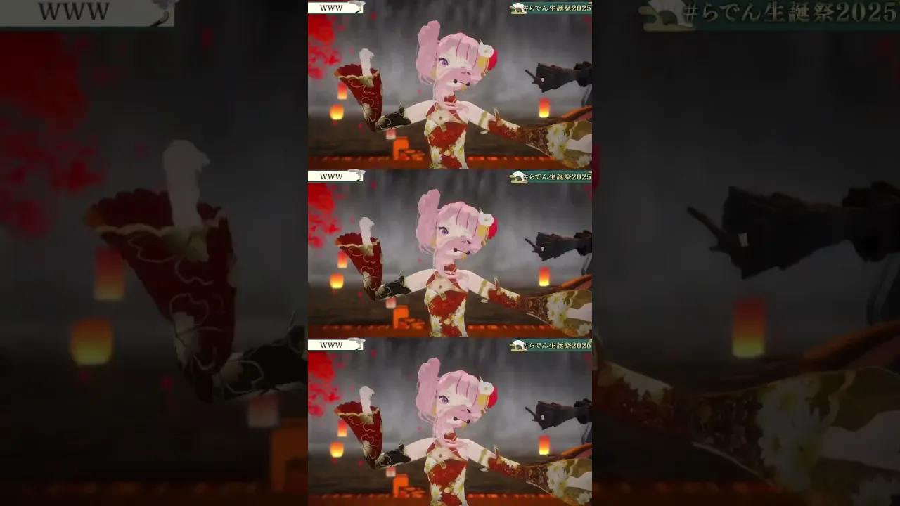 【ライブ切り抜き】HIMEHINAさんと推し曲歌ったライブ【儒烏風亭らでん #ReGLOSS 】#shorts