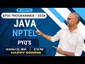 23 NPTEL Java PYQ s Solution RPSC Programmer Happy Coding Java By Manoj Sir