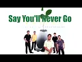 Neocolours- Say You'll Never Go (Official Lyric Video)