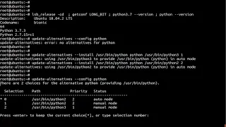 How To Configure Python3 as Default interpretter on Ubuntu 18 04 2 LTS