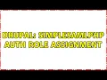Drupal Simplesamlphp Auth Role Assignment