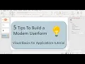 5 Tips To Make a PowerPoint UserForm PowerPoint VBA GUI Tutorial