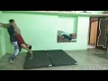 Aerial kickup Kong vault suicide kick up