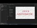 Java Programming Arithmetic