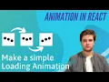 Create a loading animation in React Framer Motion