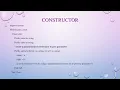 Unit II Constructor and Destructor in VB Net