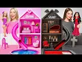 Download Lagu We Build Amazing Doll House | Barbie VS Vampire Challenge by Multi DO Girls