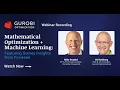 Mathematical Optimization Machine Learning