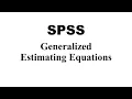 SPSS Generalized Estimating Equations