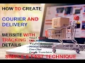 How to Create Tracking Number for Courier Delivery Website