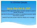 RJ-OnLine Classes - Servlet JSP SetBa T Y B Sc Comp Sci Lab Book Programs