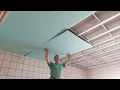 Easy way to make a false ceiling gypsum board step by step
