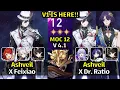 Lagu V1 IS HERE! E0S1 Ashveil x Feixiao and E0S1 Ashveil x Dr. Ratio Showcase | NEW MOC 12 - HSR 4.1