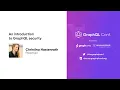 An introduction to Grap L security Christina Hastenrath