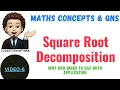 Square Root Decomposition Made Easy Range Query Detailed Full Intuition codestorywithMIK