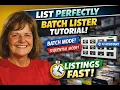 How to Create Listings FAST with List Perfectly Batch Lister Step-by-Step