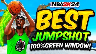 BEST JUMPSHOTS in NBA 2K24 for ALL BUILDS 100 GREEN WINDOW FASTEST JUMPSHOT SHOOTING SECRETS