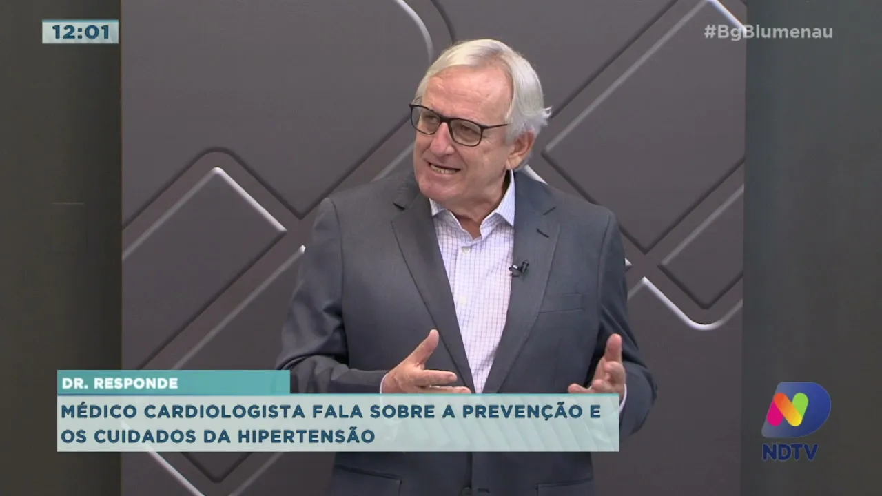 Médico cardiologista fala sobre prevenção e cuidados da hipertensão