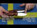 Lagu Two General Purpose Outdoor Knives from Sweden: EKA Nordic W11 and EKA Nordic H8